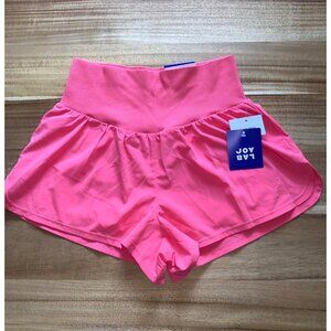 Joy Lab Womens Athletic High-Rise Shorts With Built-In Briefs Medium